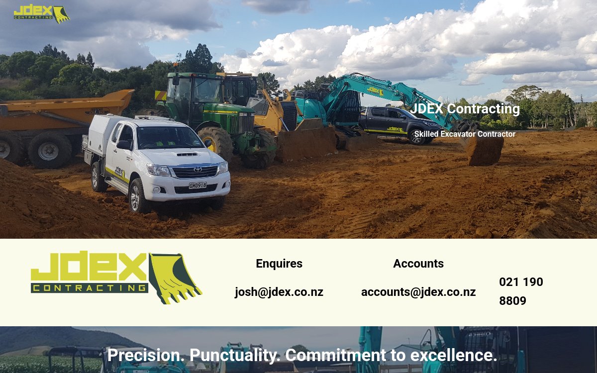 JDEX Contracting website