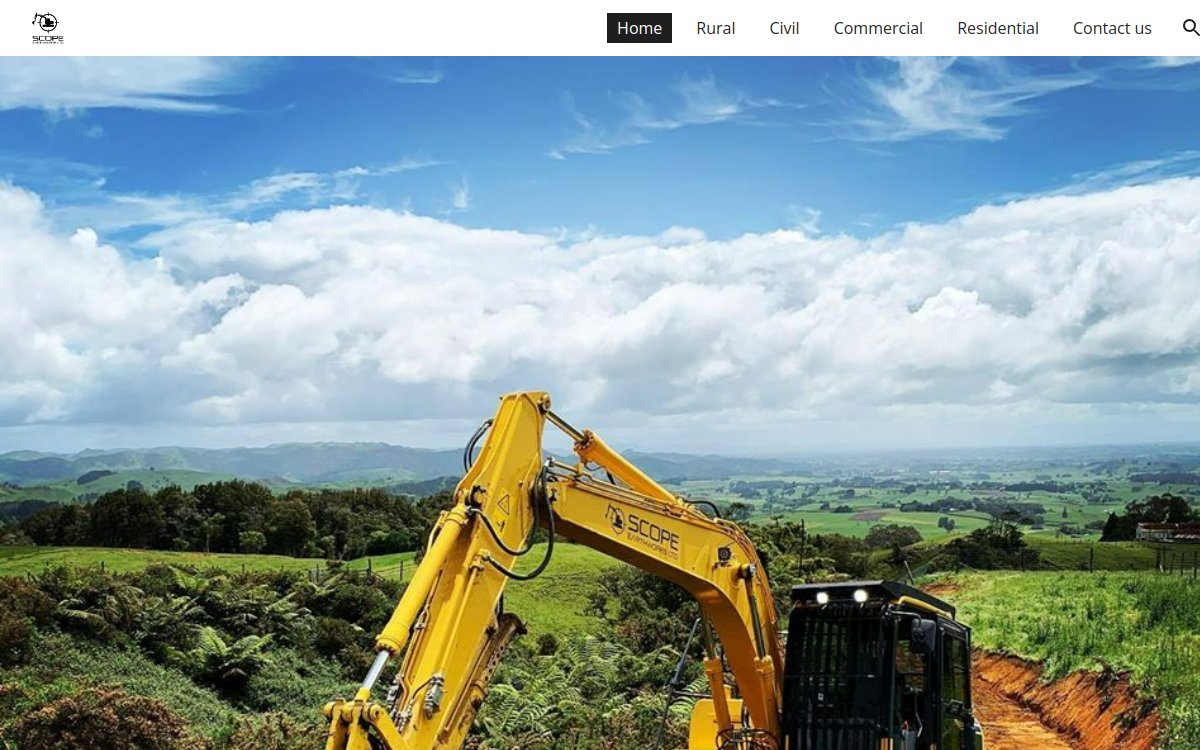 Scope Earthworks website