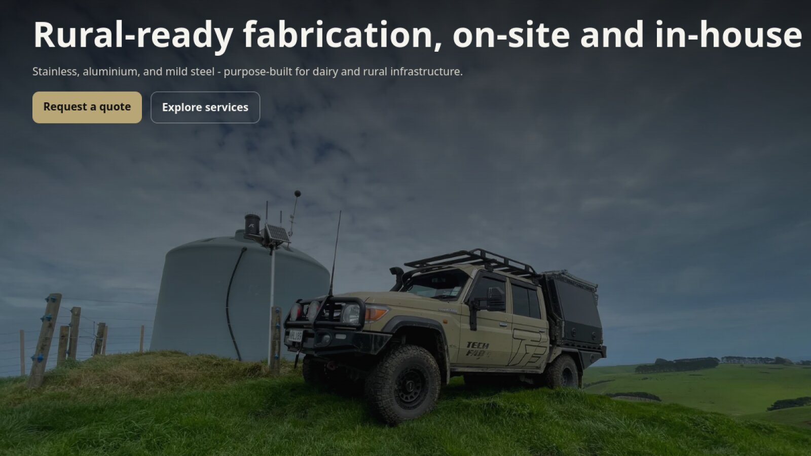 Tech Fab website